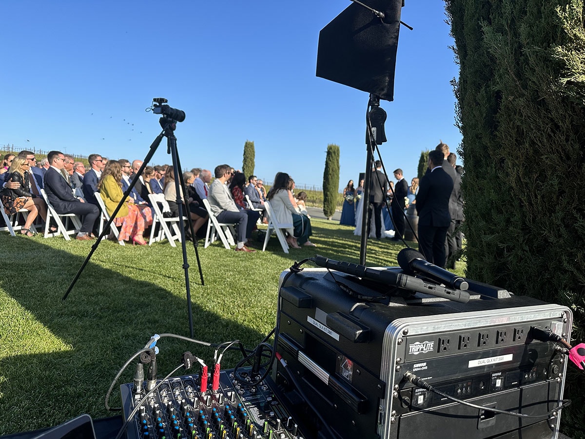 Consulation and project planning for audio and visual rentals in San Fransisco